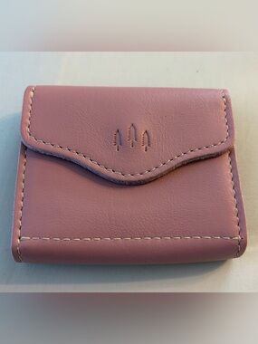 Vintage Pink Leather Wallet
